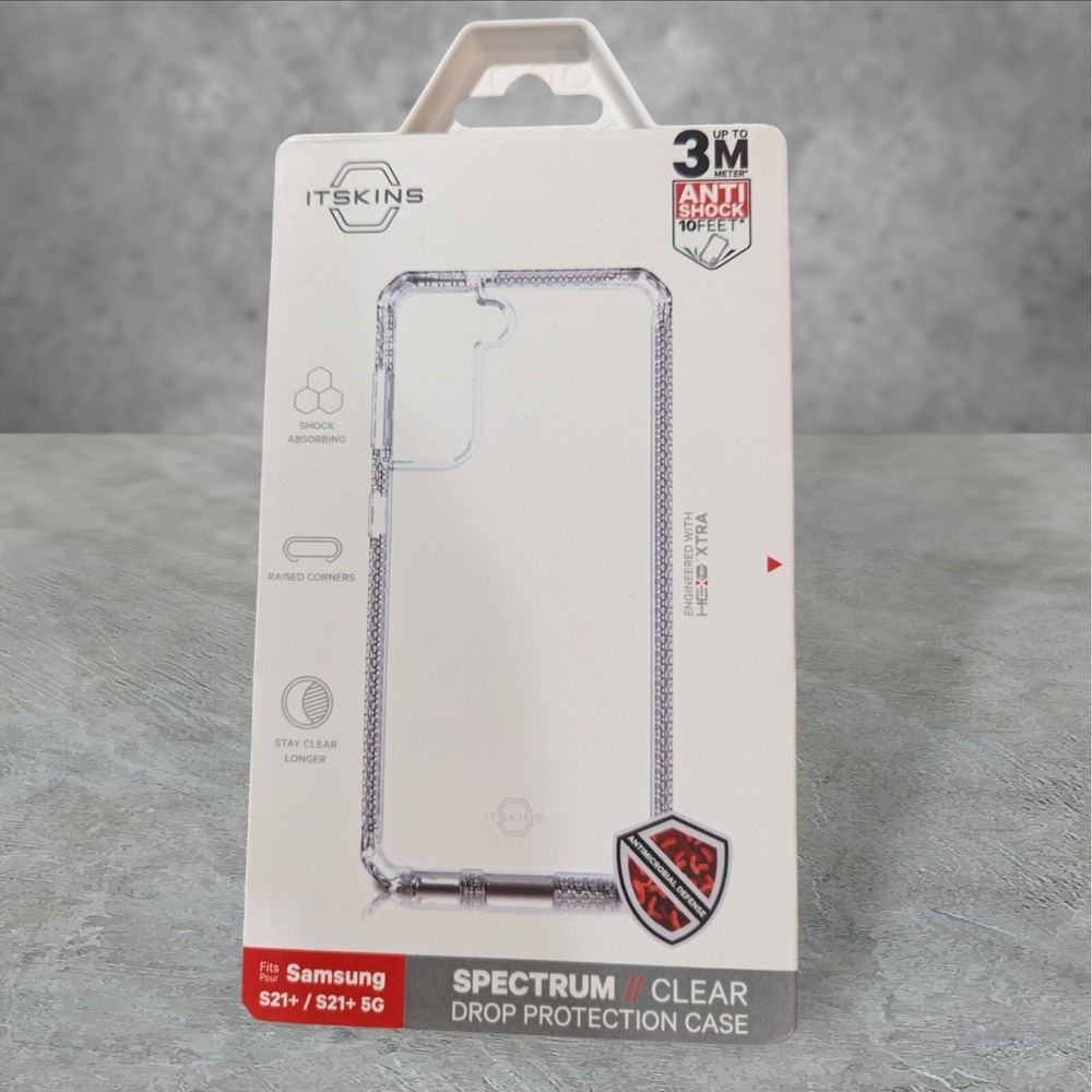 Itskins Spectrum Clear Case for Samsung Galaxy S21+ / S21+ 5G See Description T2